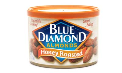 Free Blue Diamond Almonds Can
