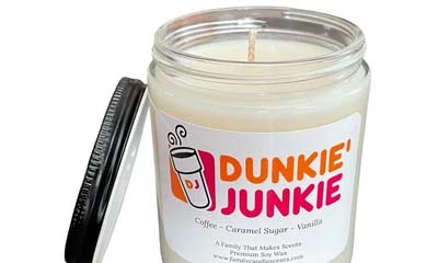 Free Dunkin' Donut Candle in Glass Jar