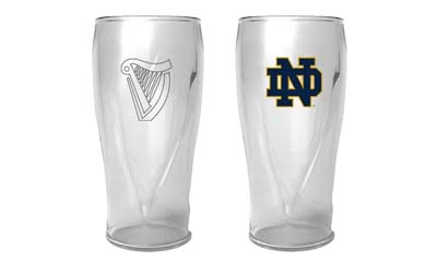 Free Guinness x Notre Dame Pint Glasses