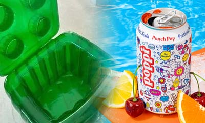 Free Poppi inflatable cooler