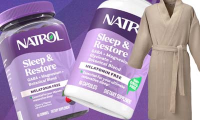 Free Natrol Robe and Sleep Supplement