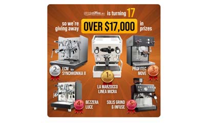 Win 1 of 5 Professional Coffee Machines