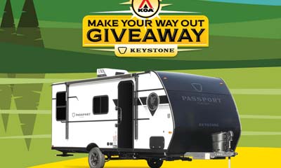 Win a Keystone Passport Travel Trailer
