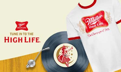 Free Miller High Life x Crosley T-Shirt
