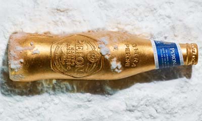Free Peroni Gold Bottle