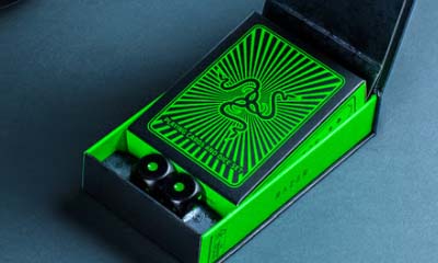 Free Razer Playing Cards and Dice Set