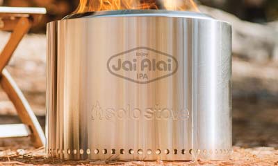 Free Jai Alai branded Bonfire Solo Stove
